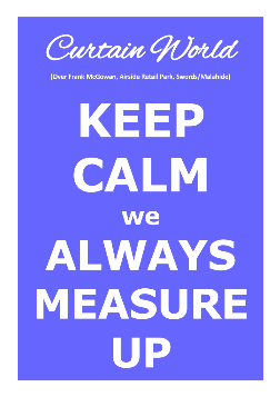 Keep Calm we Always Measure Up